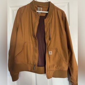 WOMEN'S RUGGED FLEX® RELAXED FIT CANVAS JACKET - 1 WARM RATING